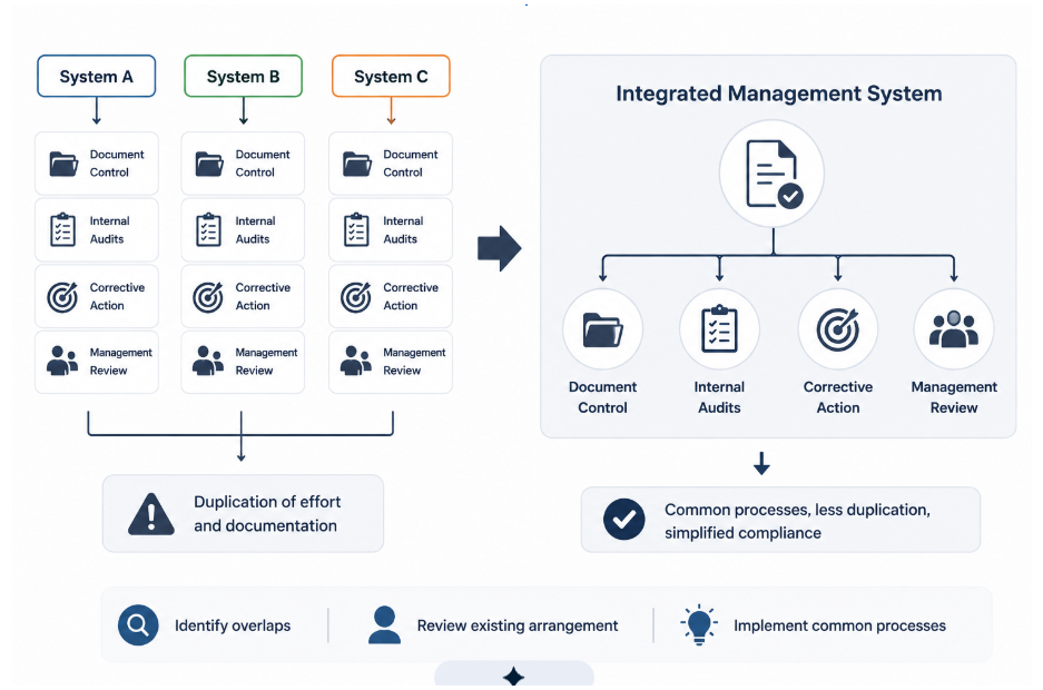 Integrated management system in Singapore for business compliance