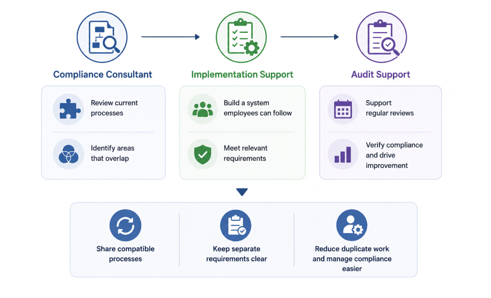 management standard implementation across integrated business processes